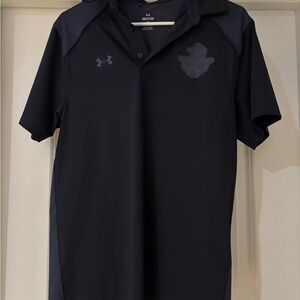 Navy Midshipmen NCAA Under Armour Men's Polo Shirt Small Silent Service